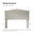 Queen Upholstered Headboard Only, Button Tufted Velvet Headboard, Wall Mountable, Easy Assembly-Light Gray-1881806553