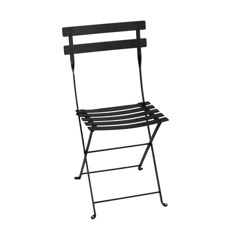 Bistro Outdoor Dining Side Chair, Liquorice