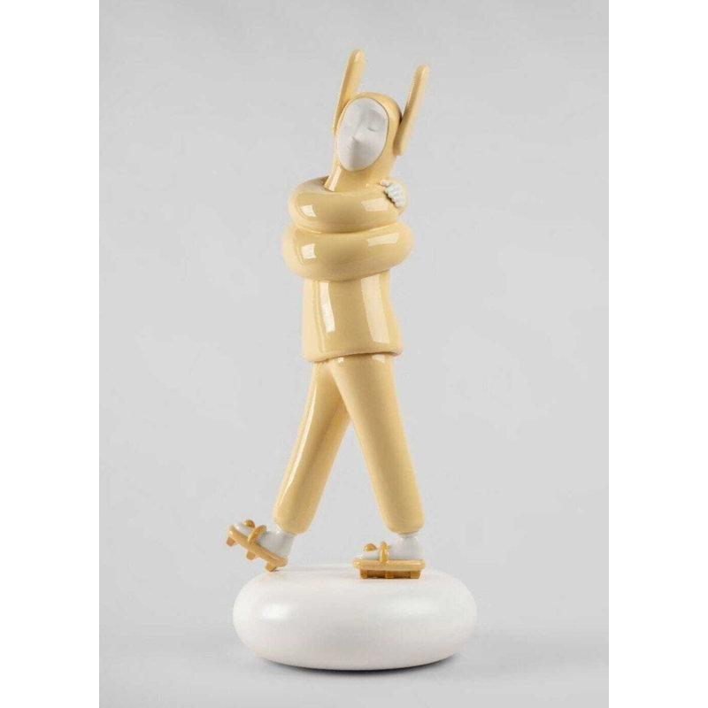 Handmade Entertainment Statue, Yellow