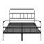 Queen Bed Frame With Headboard And Footboard, Metal Platform Bed Frame, All Metal Slats Support, Under Bed Storage, No Box Spring Needed, Easy Assembly