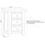 Windsor 47cm W Bedside Table-114208533