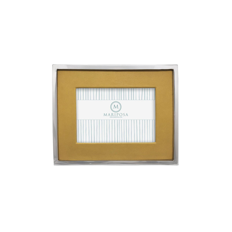 Metal Picture Frame, 6" x 4", Blue
