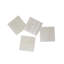 No Pattern Square 4 -Piece Coaster Set