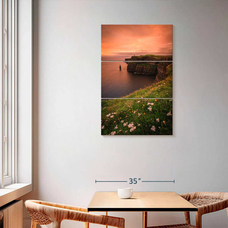 Nicci Dusky Irish Cliffs, 57" H x 36" W