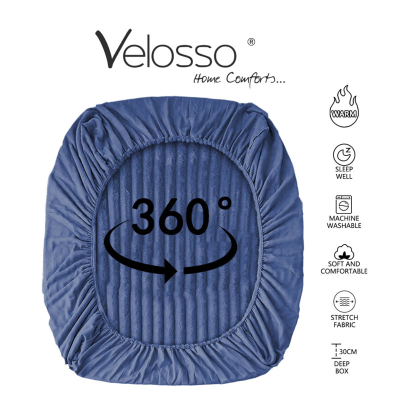 Fitted Sheet, Blue