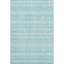 Tapis bleu sarcelle lavable à la machine Premium Prisco-127075165