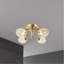 Plafonnier semi-encastré à 4 lumières sphériques 20,5 po Andi-692380403-692380406
