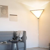 Corner Light With Switch, Ceiling Corner Lights For Living Room, Plug In Ceiling Light, Triangle Shape