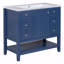 Meuble-lavabo 36 po avec lavabo, une armoire et trois tiroirs-824073046