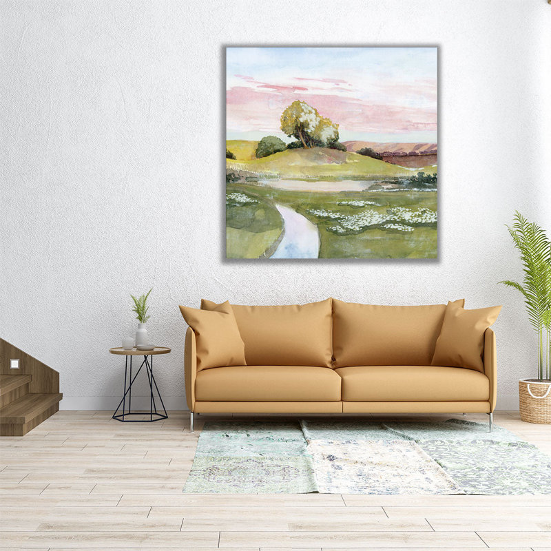 Eastern Light I - reproduction d'art sur toile, H 20 po x l 20 po