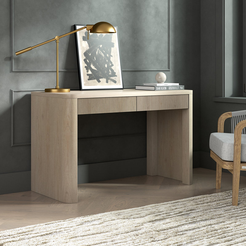 Writing Desk, Alder White/Cream