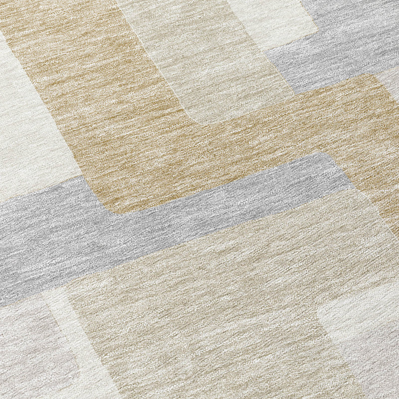  Tapis intérieur / extérieur antidérapant Chayden, Rectangle 1 pi 8 po x 2 pi 6 po
