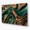 «Biomorphic Abstraction 29», art mural en métal vert