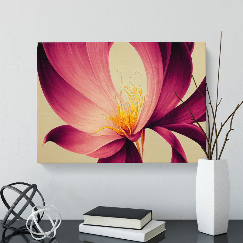 Glorious Flower - Wrapped Canvas, 35cm H x 50cm W x 3cm D