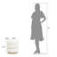 Repose-pieds rond en velours-912817777