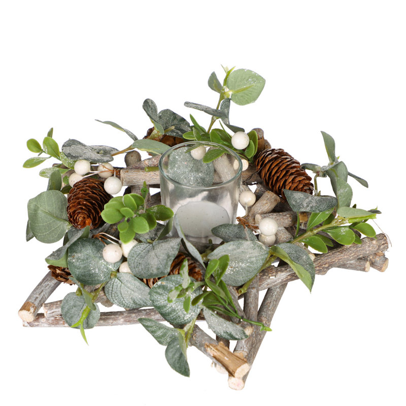 Glass Tabletop Tealight Holder