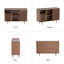 Buffet 47,2 "Mid-centery Buffet avec rangement-637624613