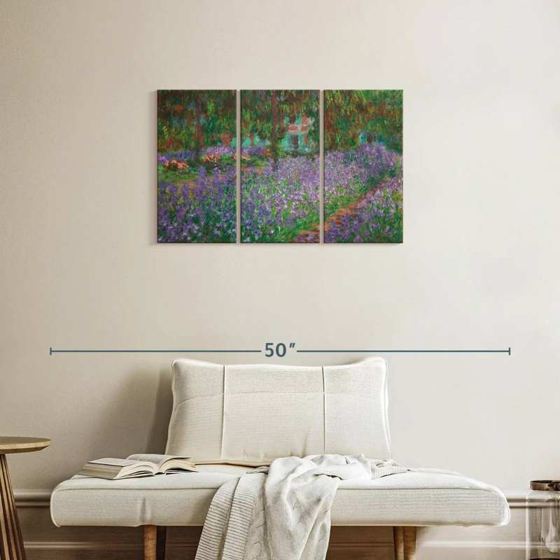 Senne, jardin de l'artiste à Giverny, 1900, H 20 po x l 33 po