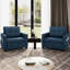 3-in-1 Convertible Sleeper Accent Chair Bed with Adjustable Backrest & Back Pillow-1638723132