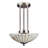 2 - Light Satin Nickel Single Pendant