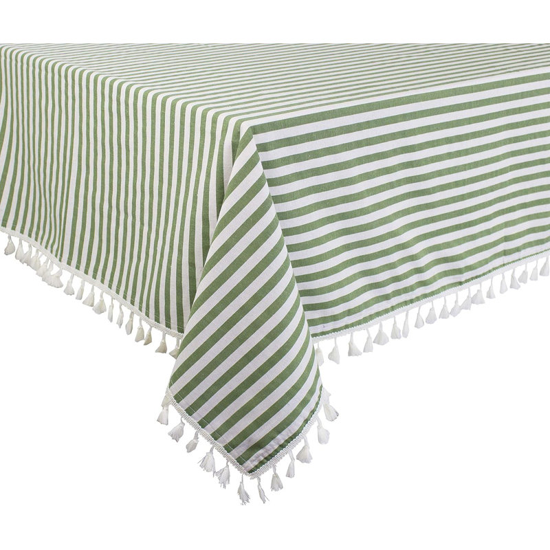 Nappe 55 x 55 po French, Vert, 88 po x 55 po