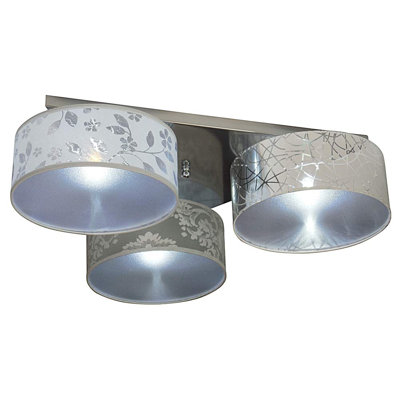 Pulley Fabric Semi Flush Mount