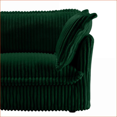 Sofas Couches, Modern Single Deep Seat Sofa with Removable Slipcover | Sage Green | Corduroy