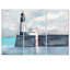 Longue jetée avec un phare - reproduction d'art sur toile nautique et côtière-66698422