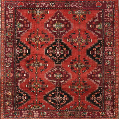 Tapis traditionnel mehroon/noir/bleu Kalyvakia