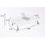 Table pliante ajustable avec porte-gobelets Neston