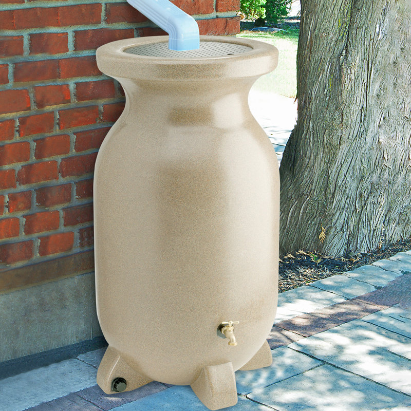 Baril de pluie aspect pierre Koolscapes, 75 gal (285L), grès