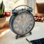 Roman Numeral Metal Quartz Movement / Crystal Tabletop Clock