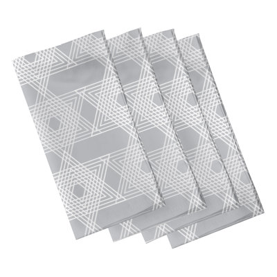 Stegner Polyester Geometric Square Napkin
