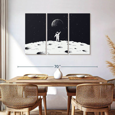 Oberle astronaute sur la lune