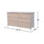 Commode 6 tiroirs Calumet Heimann-655222246