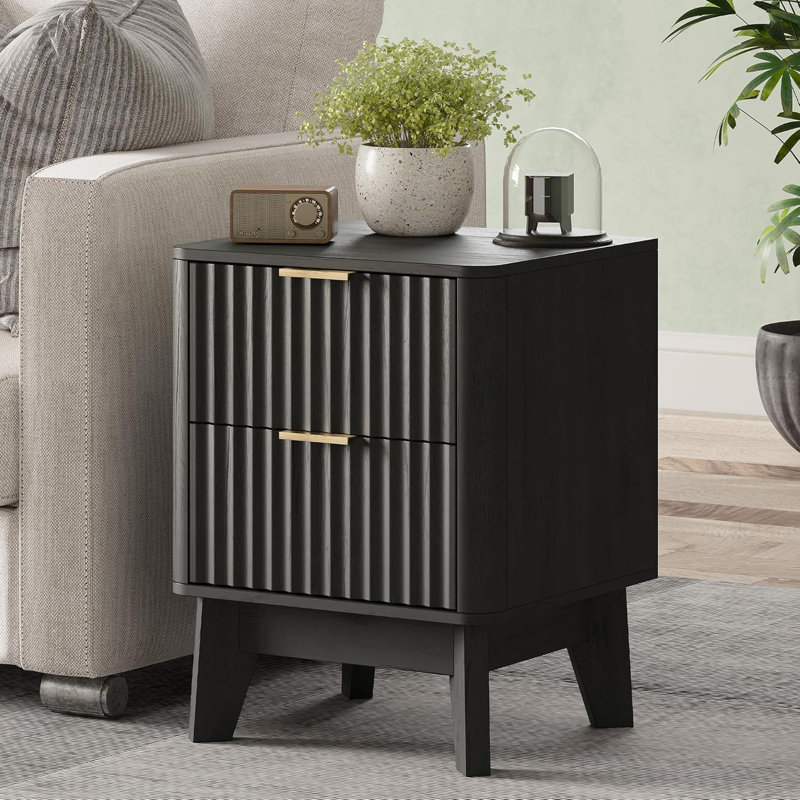 Groove Bedside Table