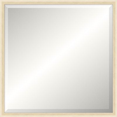 Pickled White Ridgeline Mirror