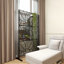 Pacifa Series 6 ft. H x 4 ft. W Metal Privacy Screen With Flowleaf Pattern-99335828