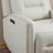 Dual Motor Zero Wall Vegan Leather Power Recliner with Power Headrest-120195047