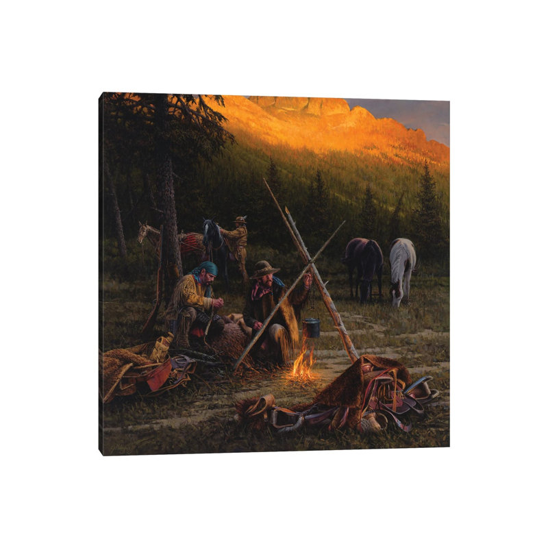 Last Light 1 Piece Wrapped Canvas Painting, 66.04 cm H x 66.04 cm W x 3.175 cm D