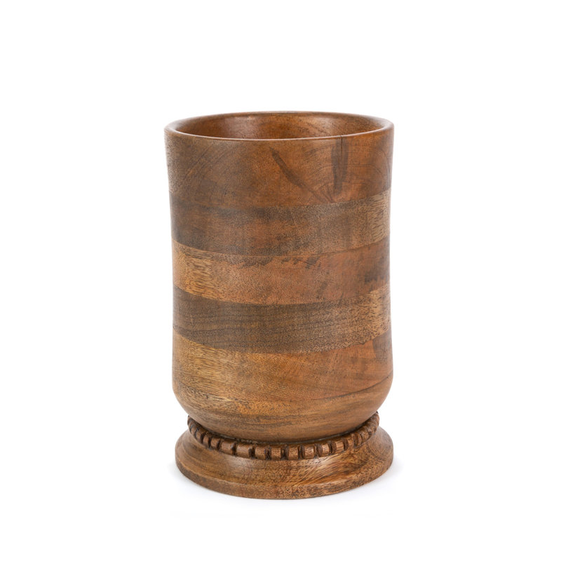 GG Collection Solid Wood Cylinder Utensil Crock