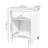 26.77''H Wooden Nightstand With One Drawer One Shelf For Kids, Adults+Handle-1212684341