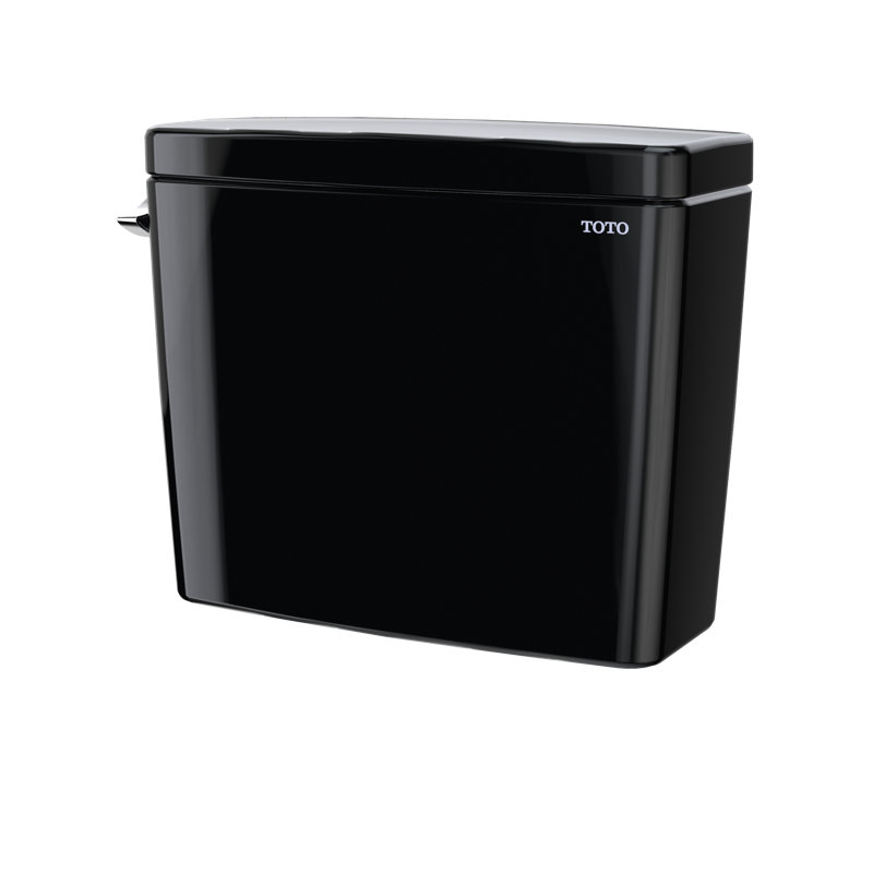 TOTO® Drake® 1.28 GPF Toilet Tank with WASHLET®+ Auto Flush Compatibility, Cotton White - ST776EA#01, Ebony