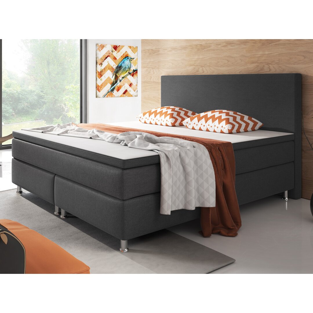 Boxspringbett Lorrie mit Topper