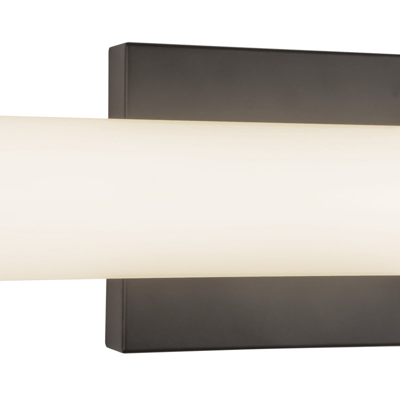 Rico 24-in Black dimmable LED Wall Sconce, Matte Black