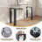 Aral 47.2'' Glass Top Console Table-1311676076