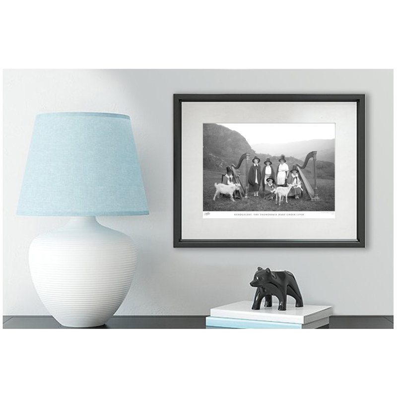 Beddgelert, The Snowdonia Harp Choir C1938 - Single Picture Frame Print, 45cm H x 60cm W x 2.3cm D