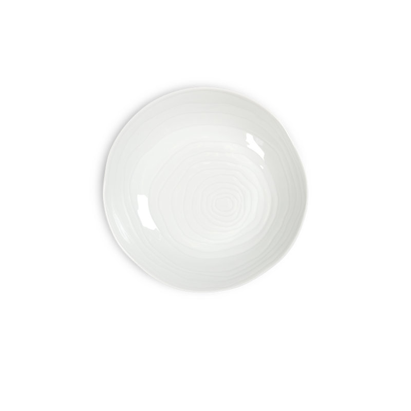 Teck 9" White Shallow Pasta Bowl