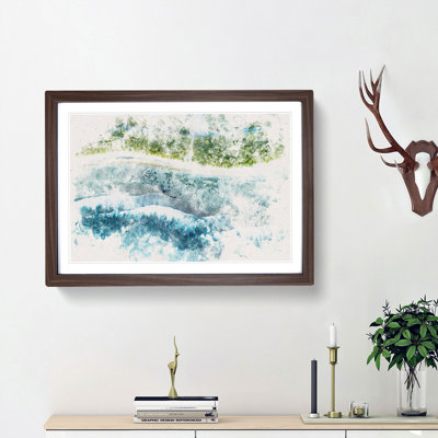Over the Maldives - Framed Print