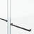48x60" Frameless Double Sliding Shower Door, Double Shower Door, 3/8″ (10mm) SGCC Tempered Glass, Stainless Steel, Matte Black-129388097